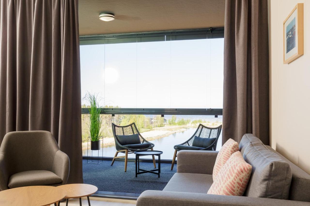 Marina Chalets Studios By Hiekka Booking - Sisaeltaeae Liinavaatteet Ja Loppusiivouksen Калайокі Номер фото